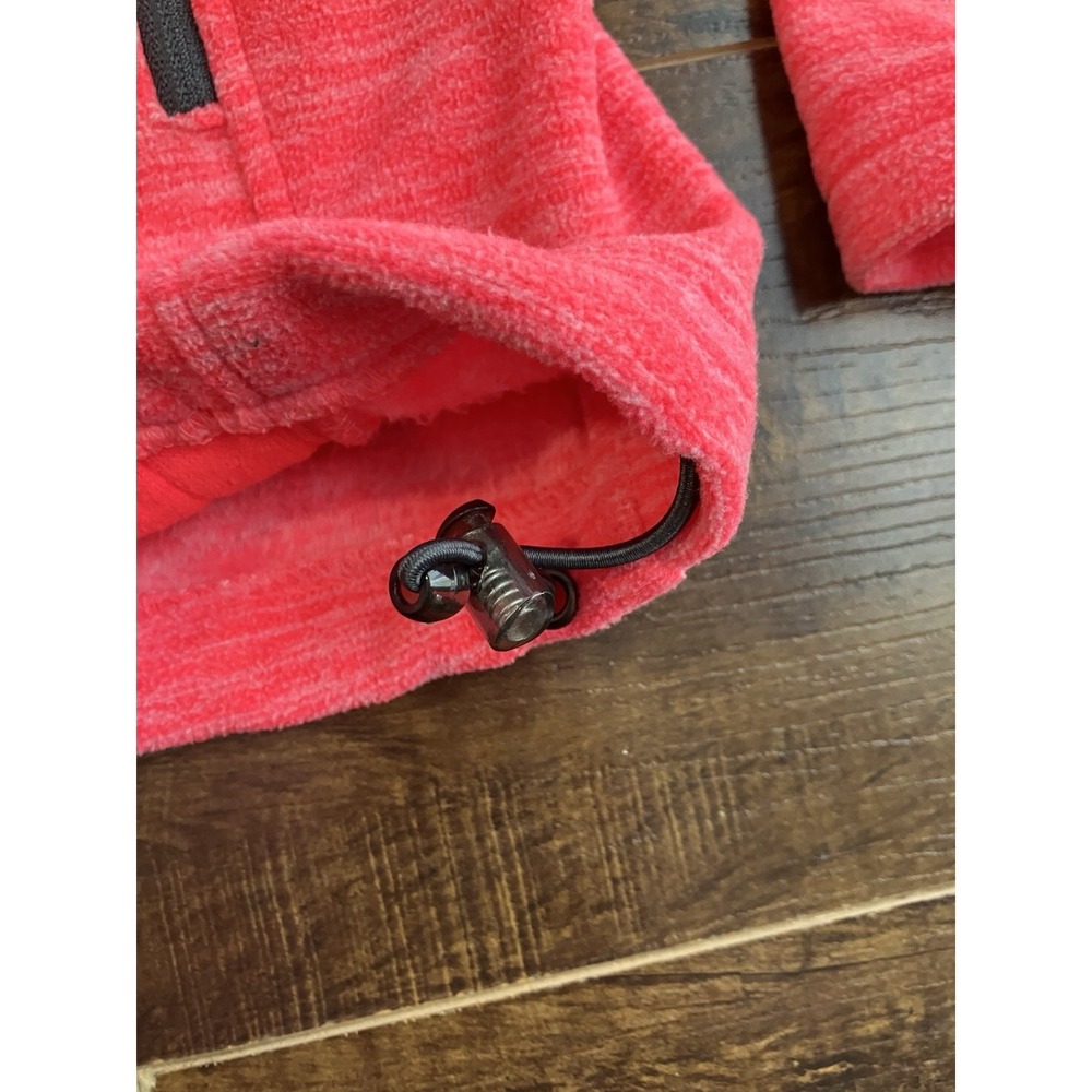 New Balance Womens Medium Pink Fleece Full Zip Hoodie Jacket Space Dye M - Picture 7 of 10